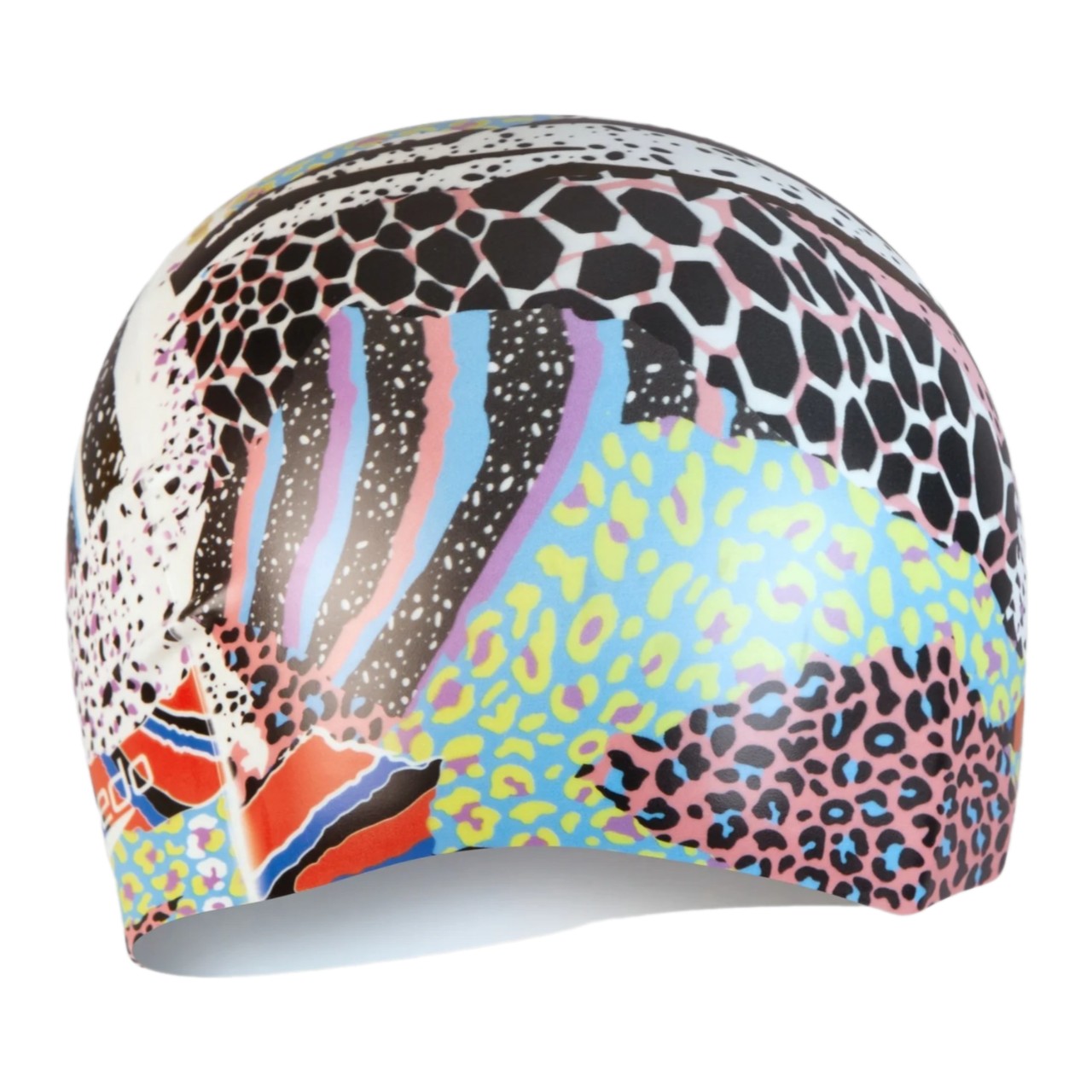 Шапочка для плавания Speedo Digital Printed (белый/черный/зеленый)