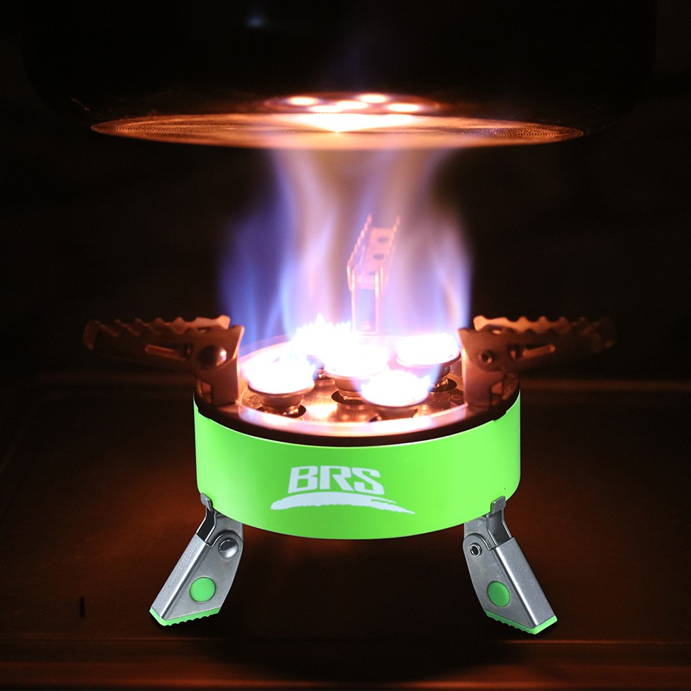 Газовая Горелка BRS-75 Five Star 7кВт (Сталь/Зеленый; Ø220х120мм)