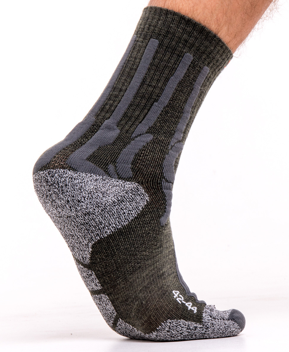 Носки X-SOCKS TREK SILVER SMU (; 45-47; E052 olive green / grey)