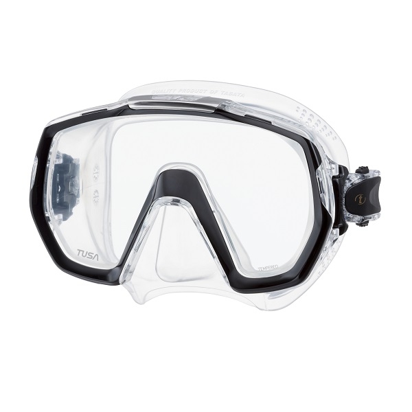 Маска Freedom Elite (прозрачный силикон; BK)