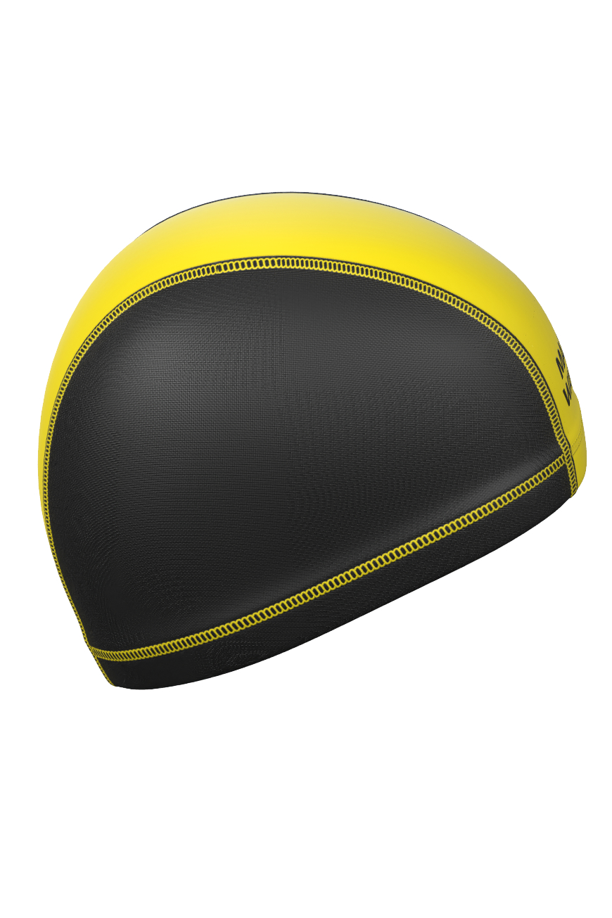 Шапочка для плавания текстильная Lycra duotone (Желтый)