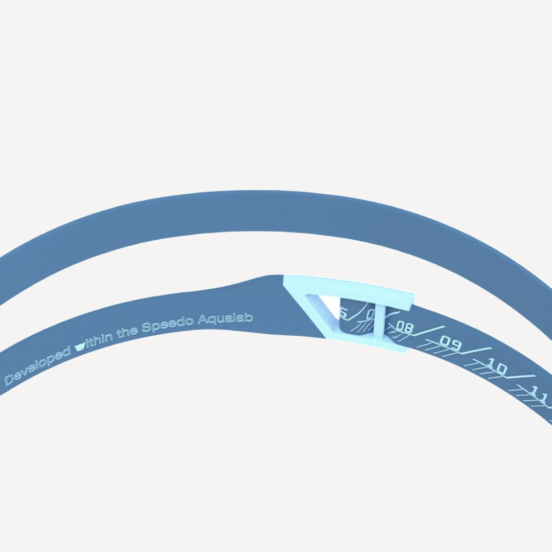 Очки для плавания Speedo Fastskin Hyper Elite Mirror (зеркальные; синий/желтый)