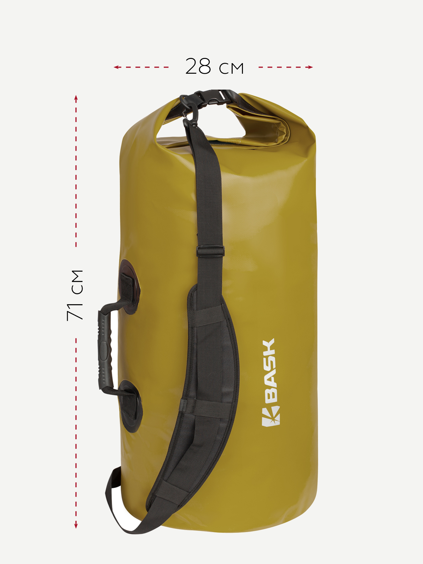 Гермомешок BASK WP Bag 40 V3 (Желтый; 40 л)
