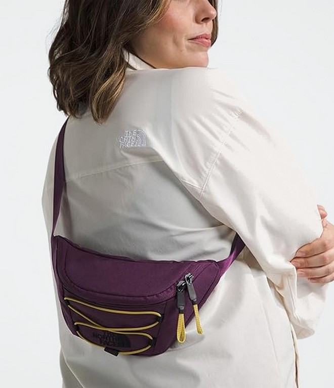 Сумка поясная TNF Jester Lumbar 2,2L (BlackCurrantPurple YellowSilt)