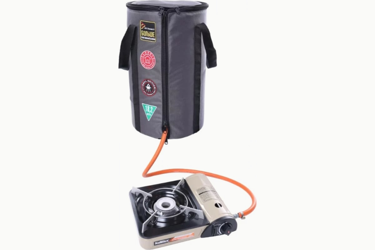 Термочехол для баллона HPC с шевроном 18,2л (Серый)