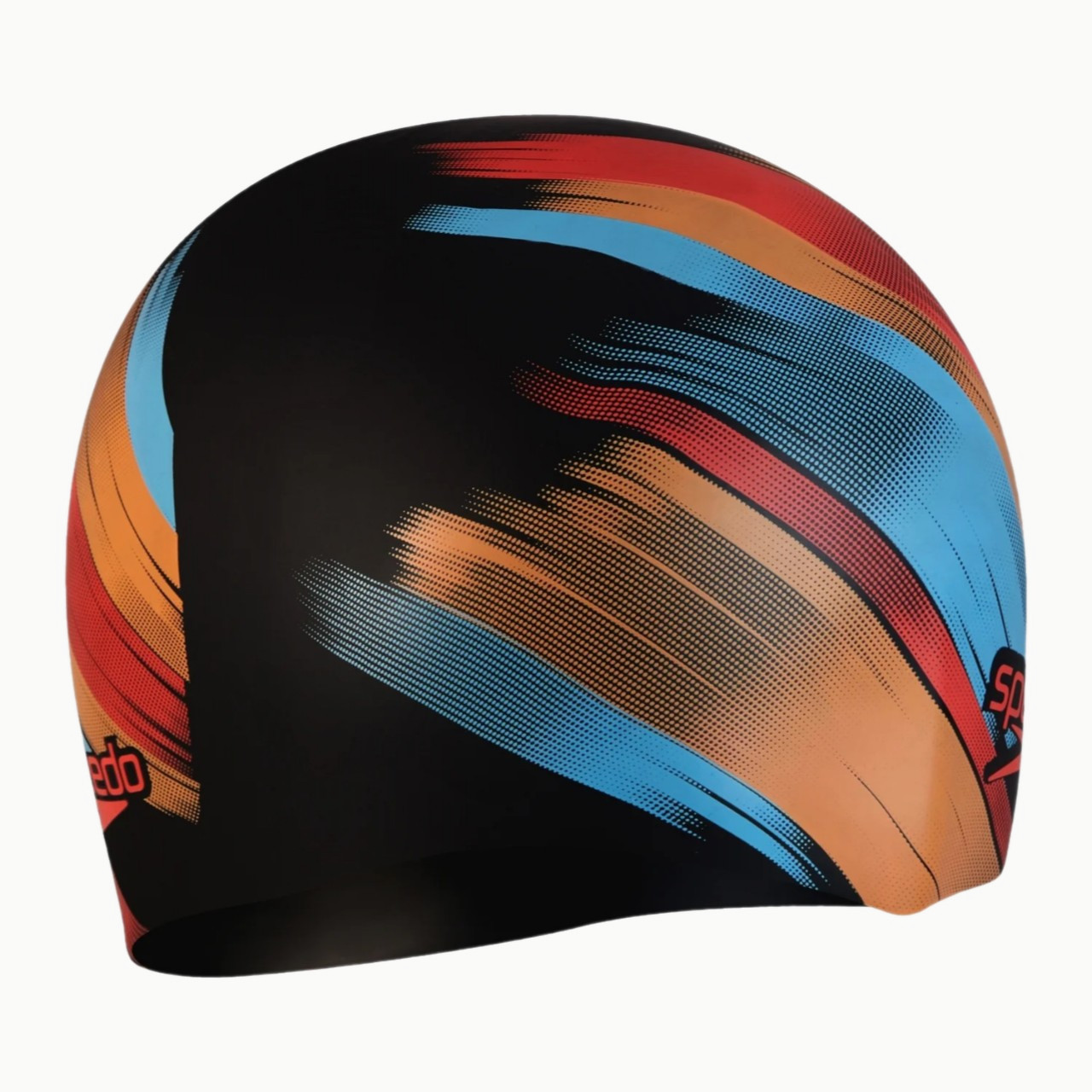 Шапочка для плавания Speedo Reversible Moulded Silicone (черный/мультиколор)