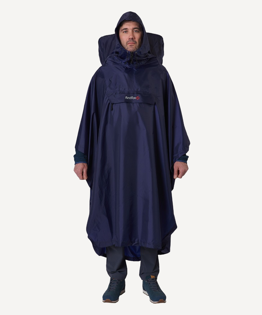 Дождевик-Пончо RedFox Poncho Plus (Унисекс; one size; т.Синий) Дождевик-Пончо RedFox Poncho Plus (Унисекс; one size; т.Синий)