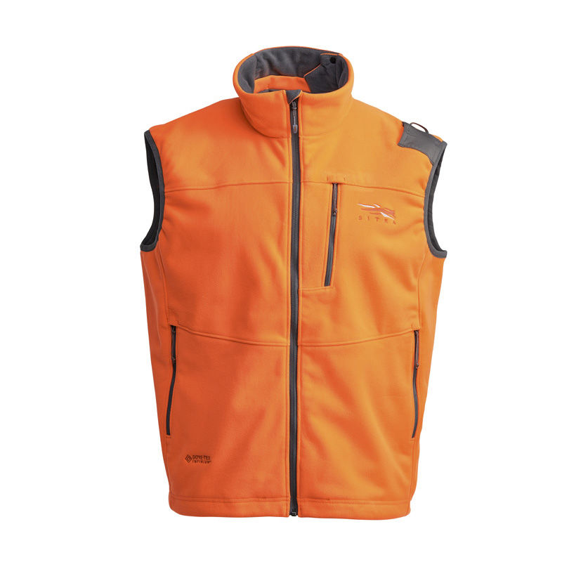 Sitka Жилет Stratus Vest New Мужской, L, Blaze Orange одежда для охоты