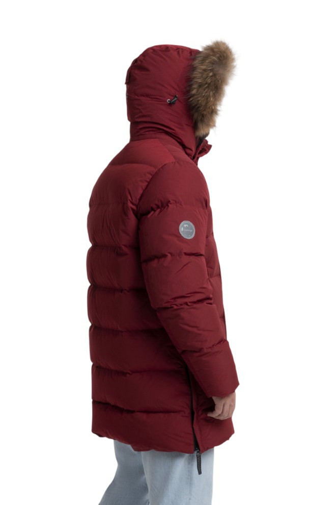 Пуховик Норман Nordic Goose (Мужской; 52; Винный, мех*Енот)