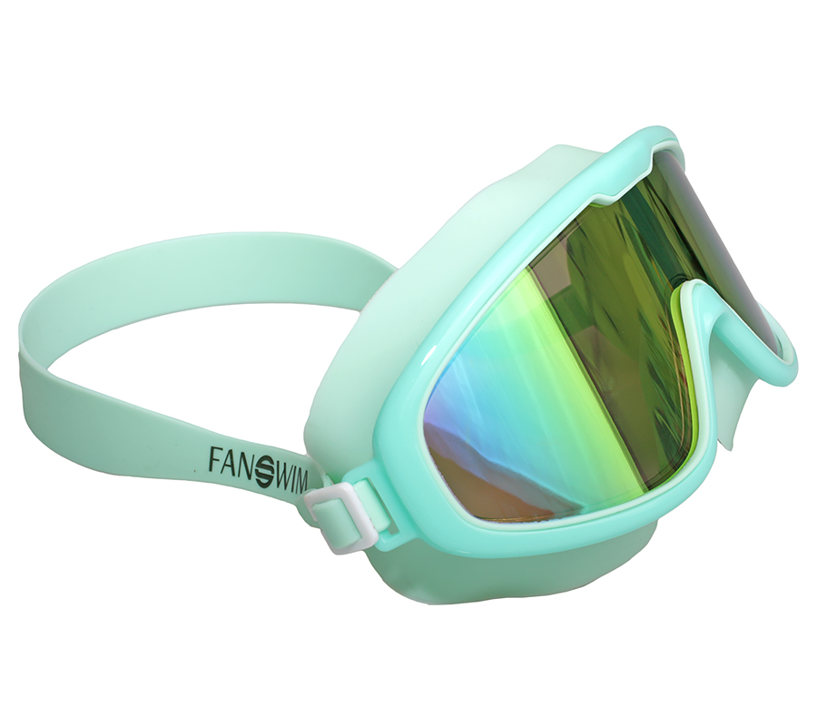 Очки для плавания FanSwim T57 (зеркальные; Мятный)