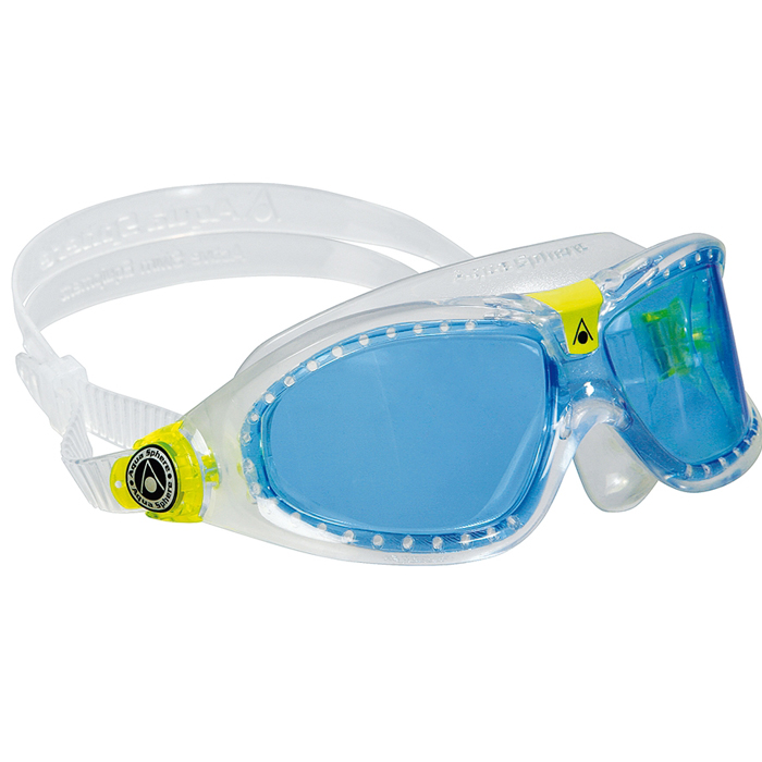 Очки для плавания Seal Kid 2 голубые линзы (clear/lime)