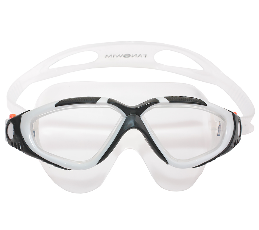 Очки для плавания FanSwim T19 (прозрачные; черный/белый)