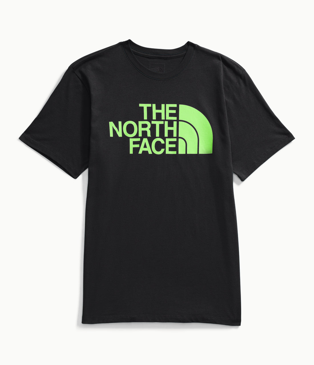 Футболка TNF S/S Half Dome Tee (Мужской; S; Black SafetyGreen)